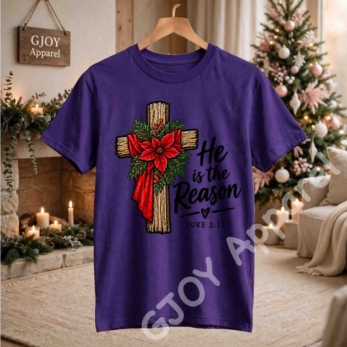 Christmas 1020 - He is the Reason Christmas Sweatshirt - Adult and Youth -Acid was adult Shirts