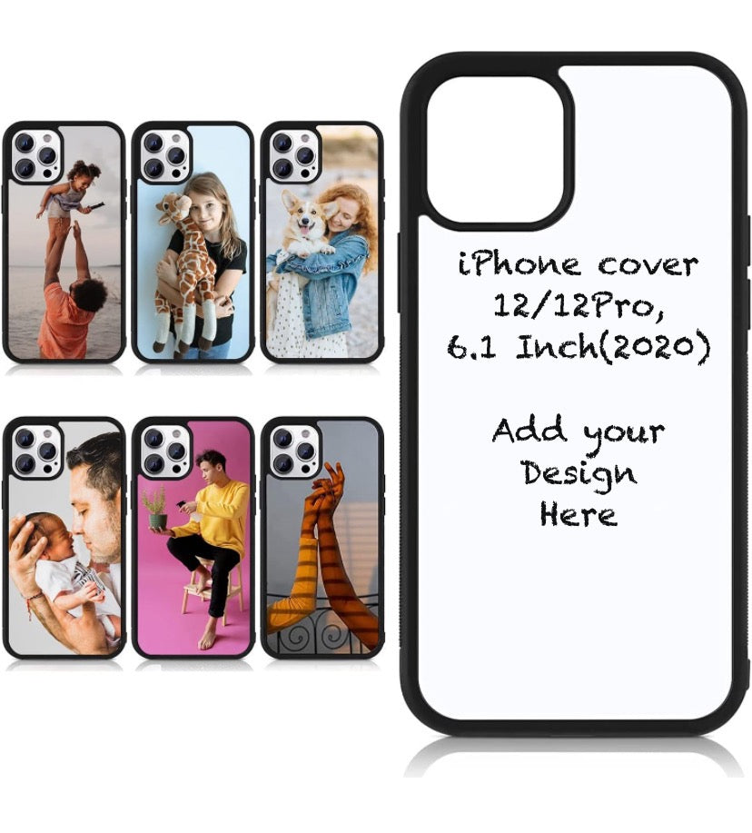 Personalized Phone Case Covers Compatible with Apple iPhone XR 6.1 Inch - iPhone 12/ 12Pro 6.1 Inch - iPhone 13 Pro Max,6.7 Inch (2021) - 2 in 1 2D Soft Rubber TPU with Insert.