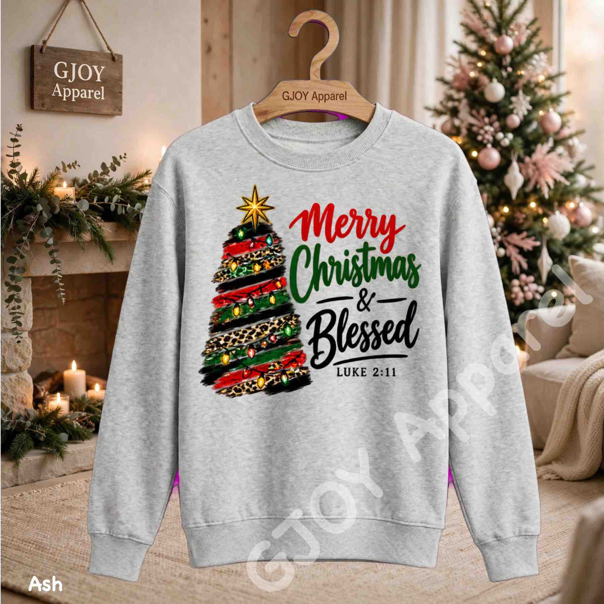 Christmas 1021 - Merry Christmas and Blessed Sweatshirt - Adult and Youth -Acid was adult Shirts