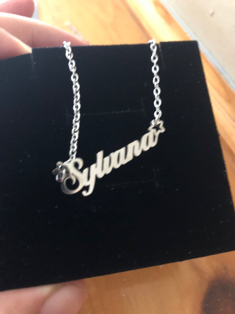 Personalized Necklace silver color- Stainless Steel