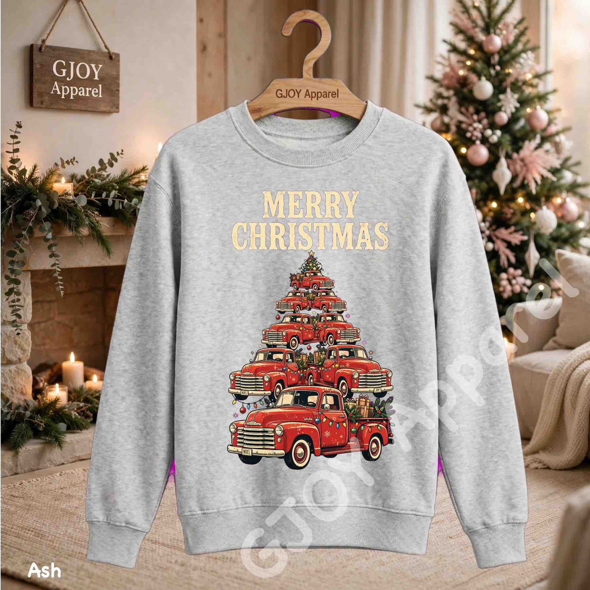 Christmas Nc 15 - Local Vintage Cars Christmas Tree Sweatshirt - Adult and Youth -Acid was adult Shirts