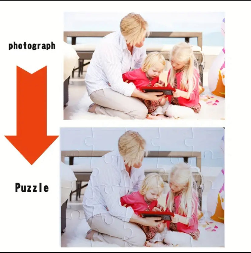 Personalized Printed Cardboard Puzzle- 20 Pieces Per Sheet , 14 *19.75cm