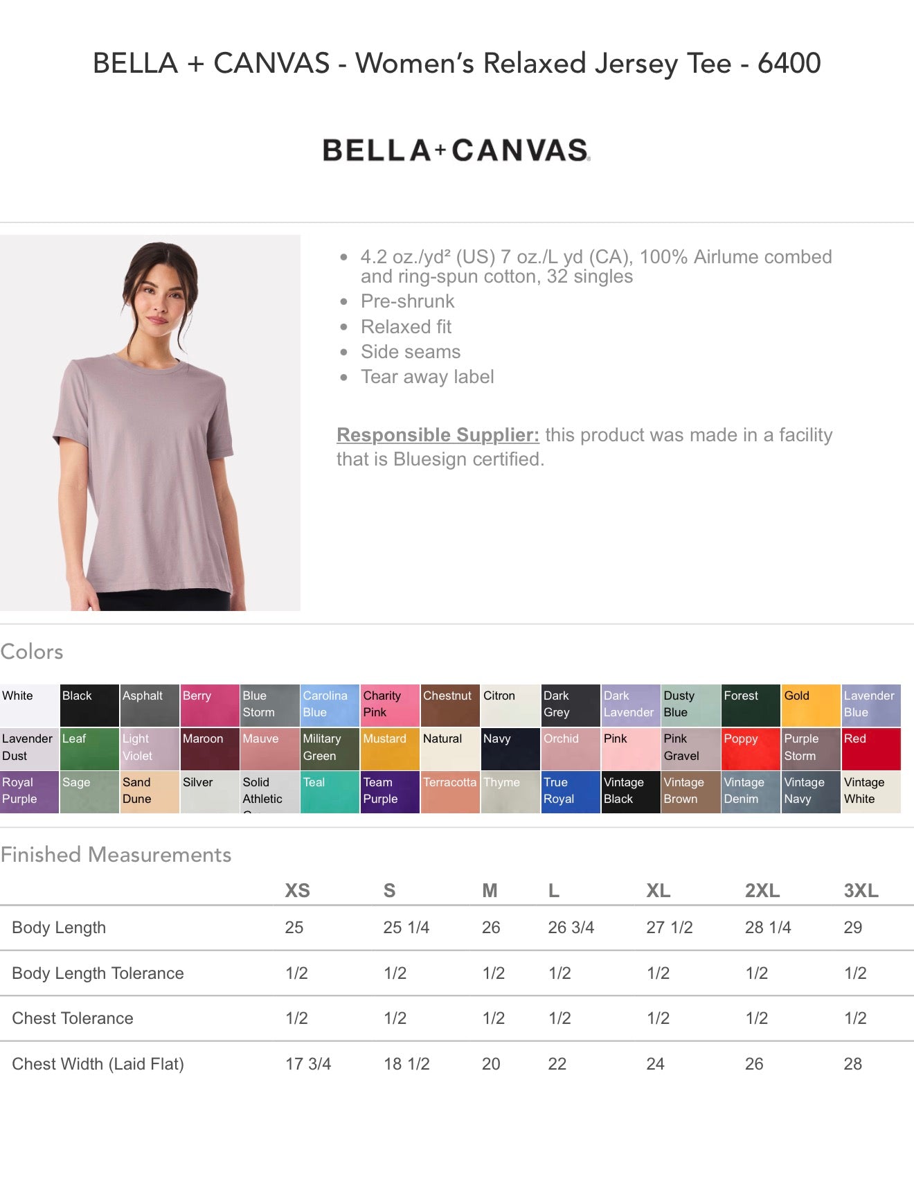 Customized Women’S Relaxed Jersey Tee - BELLA + CANVAS 6400