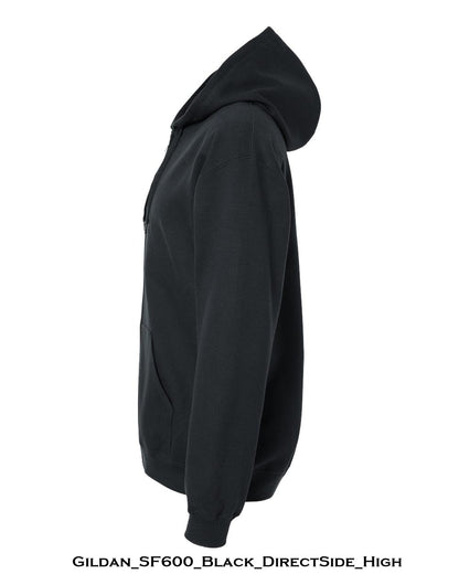 Custom Unisex Softstyle® Full-Zip Hooded Sweatshirt - SF600