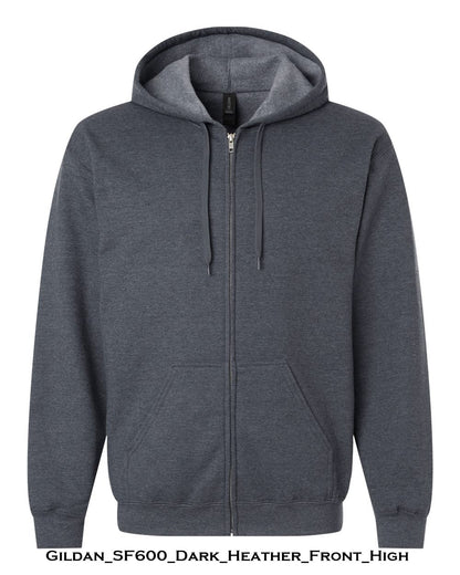 Custom Unisex Softstyle® Full-Zip Hooded Sweatshirt - SF600