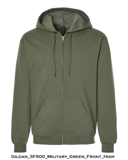 Custom Unisex Softstyle® Full-Zip Hooded Sweatshirt - SF600