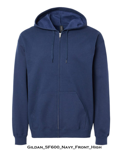 Custom Unisex Softstyle® Full-Zip Hooded Sweatshirt - SF600