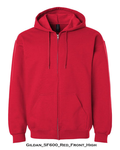 Custom Unisex Softstyle® Full-Zip Hooded Sweatshirt - SF600