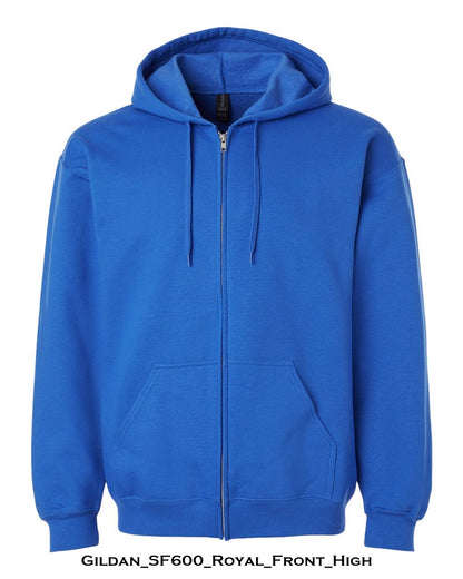 Custom Unisex Softstyle® Full-Zip Hooded Sweatshirt - SF600