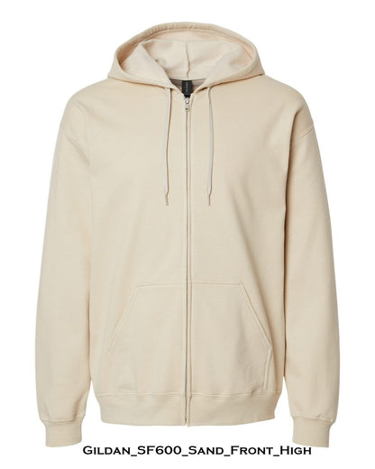 Custom Unisex Softstyle® Full-Zip Hooded Sweatshirt - SF600