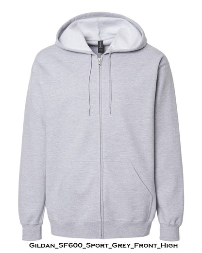 Custom Unisex Softstyle® Full-Zip Hooded Sweatshirt - SF600