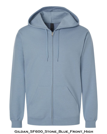 Custom Unisex Softstyle® Full-Zip Hooded Sweatshirt - SF600