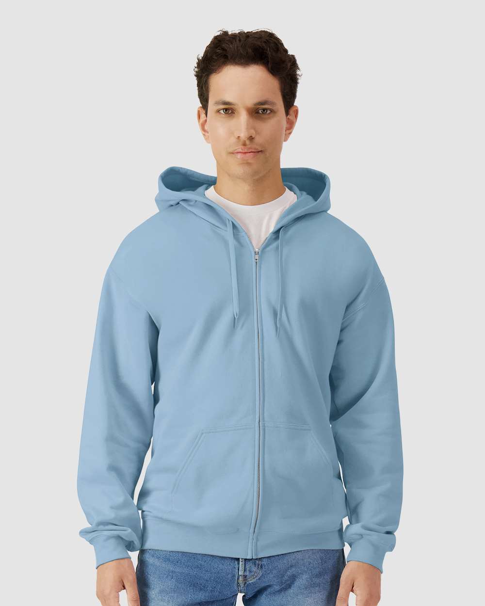 Custom Unisex Softstyle® Full-Zip Hooded Sweatshirt - SF600