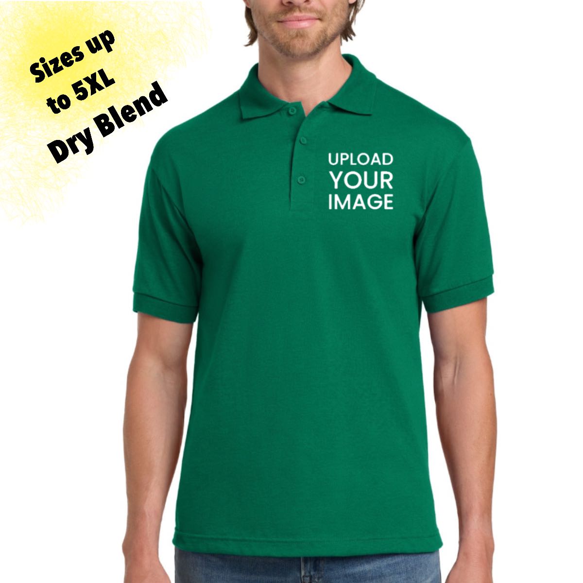 Custom Polo - Gildan - DryBlend 6-Ounce Jersey Knit Sport Shirt. 8800