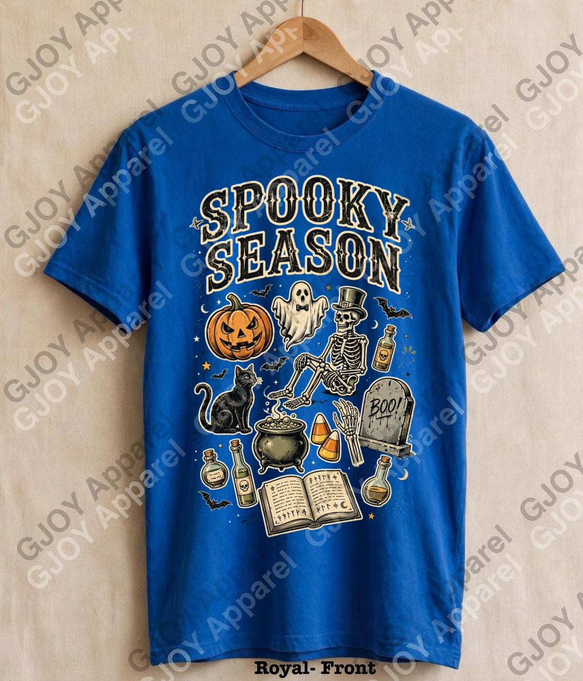 Halloween (107) Spooky Season  - Vintage Acid Wash T-Shirt | Stylish Unisex Oversized Graphic Tee |Youth Gildan| Adult Gildan