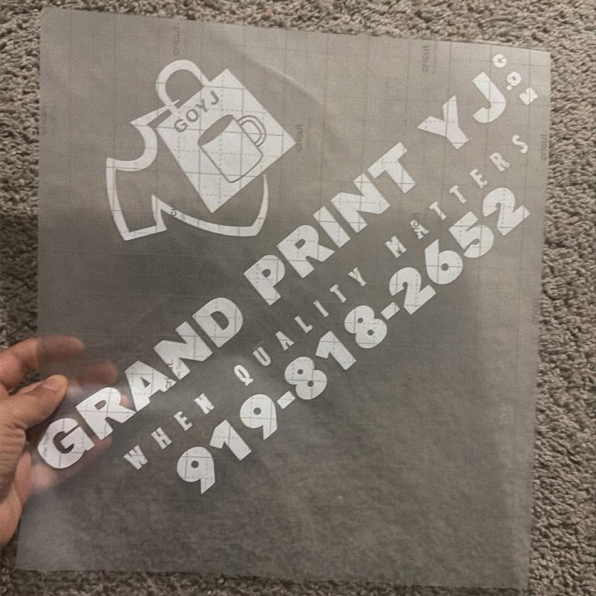 Custom Vinyl Decal | Personalized Permanent Vinyl Sticker | Car Window Decal, Store Door Hours, Laptop & Wall Decal | One Color Custom Cut