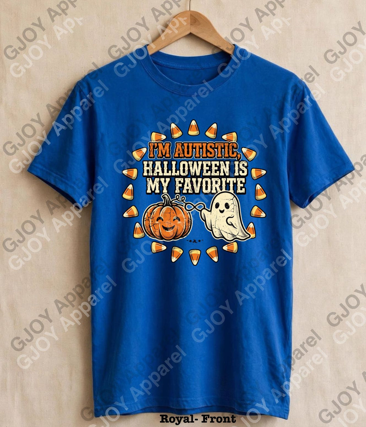Halloween (102) Autism Halloween is my Favourite - Adult Vintage Stylish Acid Was Unisex Oversized Graphic Tee |Youth Gildan| Adult Gildan