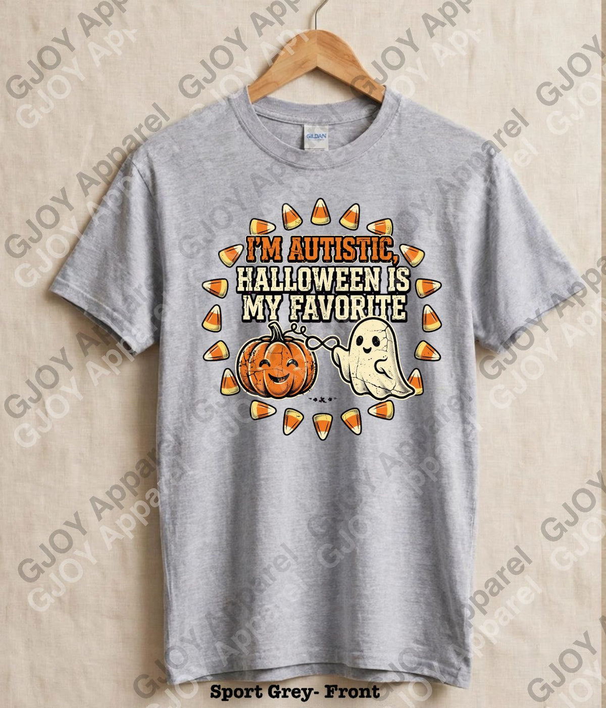 Halloween (102) Autism Halloween is my Favourite - Adult Vintage Stylish Acid Was Unisex Oversized Graphic Tee |Youth Gildan| Adult Gildan