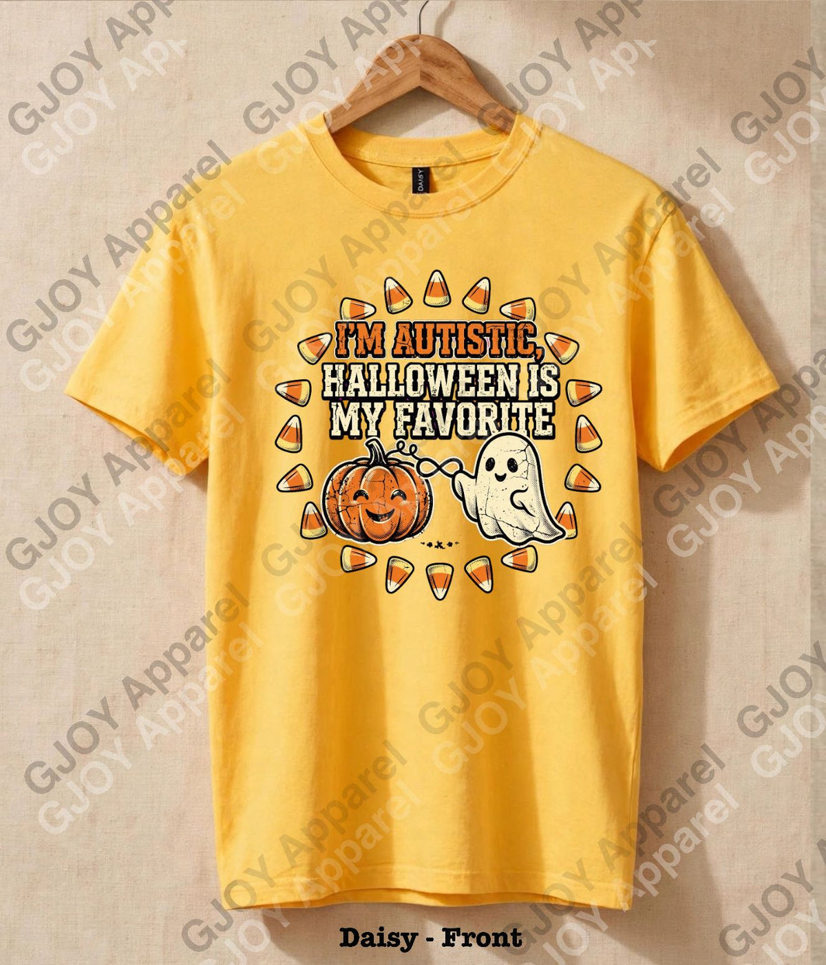 Halloween (102) Autism Halloween is my Favourite - Adult Vintage Stylish Acid Was Unisex Oversized Graphic Tee |Youth Gildan| Adult Gildan