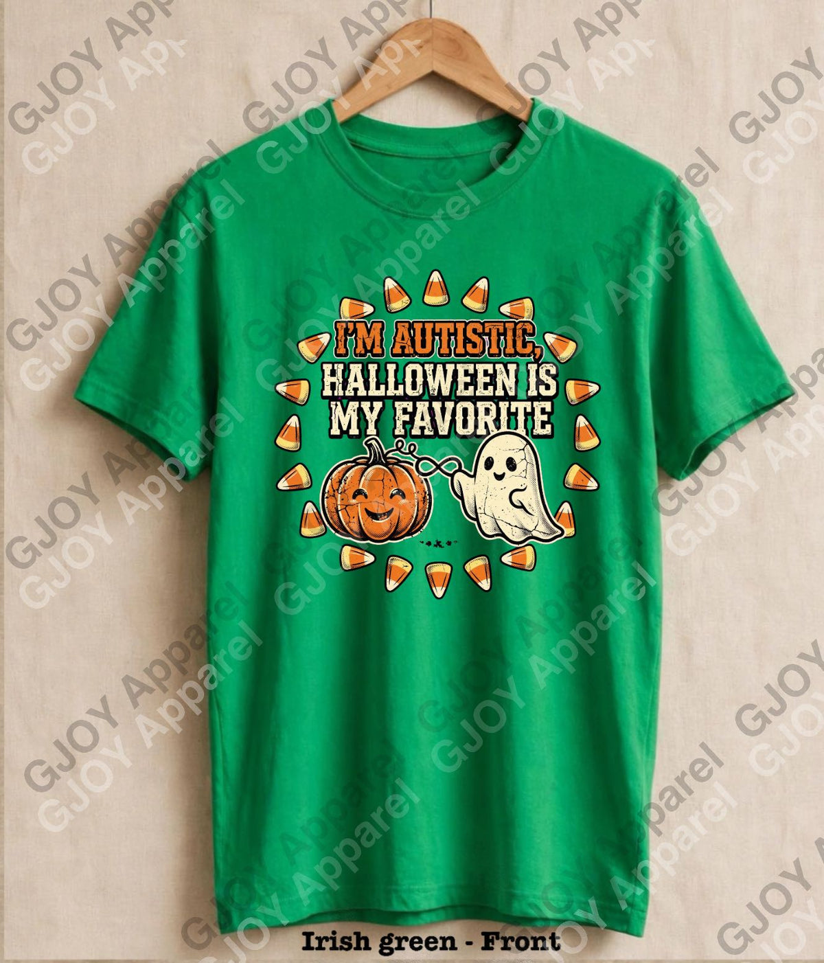Halloween (102) Autism Halloween is my Favourite - Adult Vintage Stylish Acid Was Unisex Oversized Graphic Tee |Youth Gildan| Adult Gildan