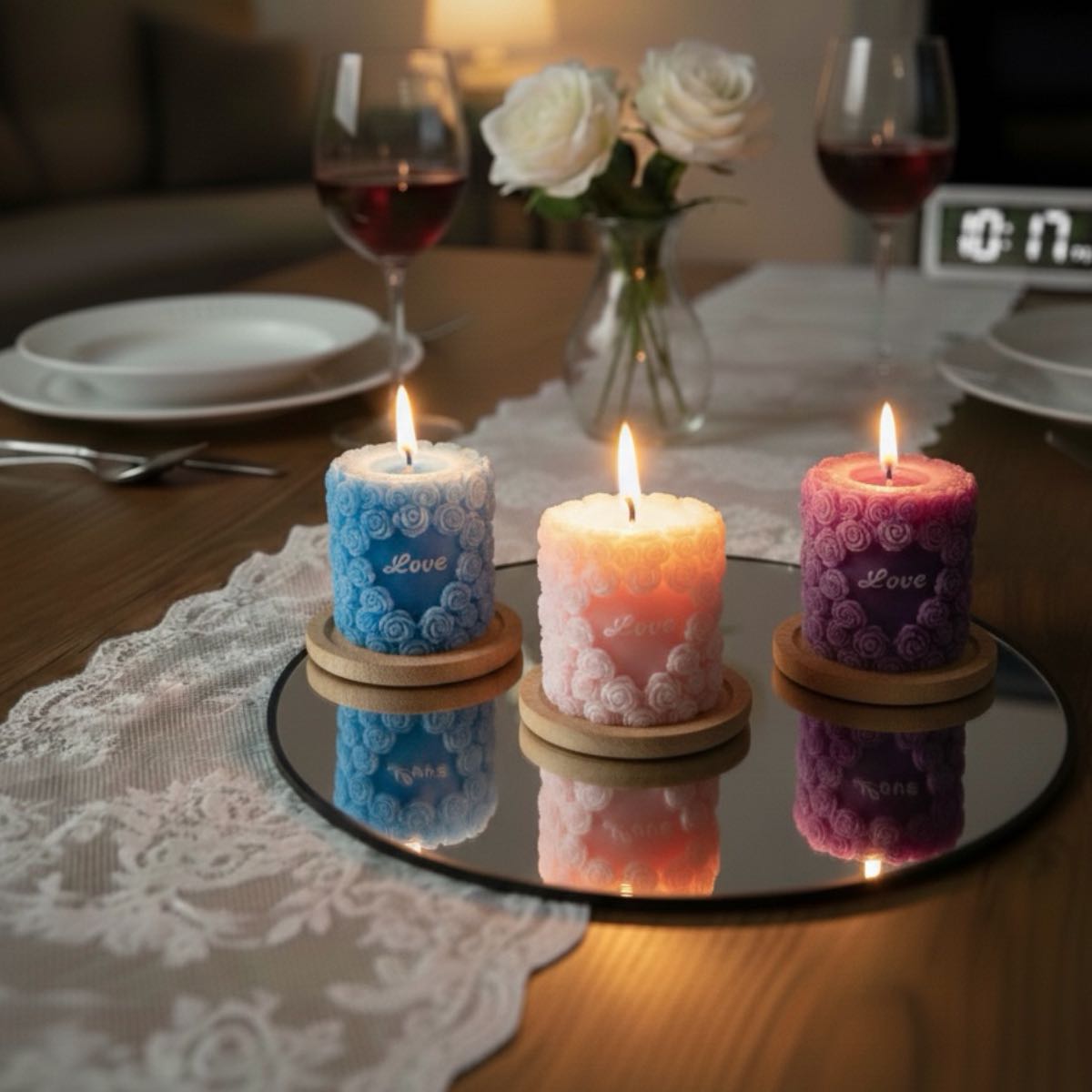 Candle That Speaks Love | Pillar Candle | Oval Cylinder