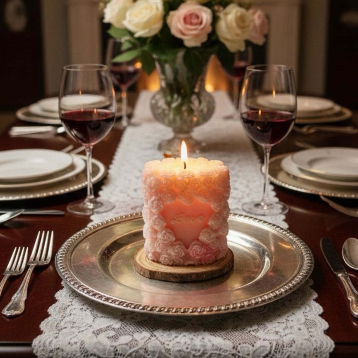 Candle That Speaks Love | Pillar Candle | Oval Cylinder