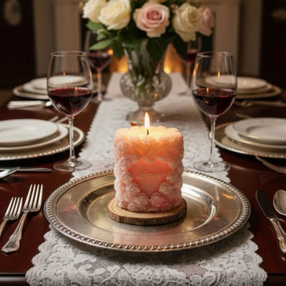 Candle That Speaks Love | Pillar Candle | Oval Cylinder