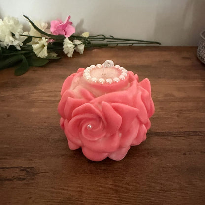 Luxury Rose Style Candle | Pillar Candle