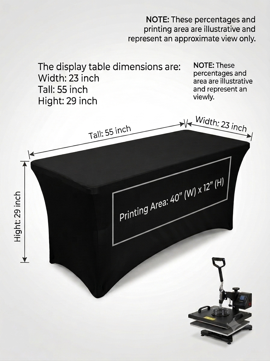 Custom Stretchy Tablecloth - Print Only- Tablecloth are NOT included