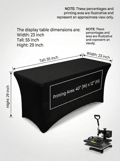 Custom Stretchy Tablecloth - Print Only- Tablecloth are NOT included