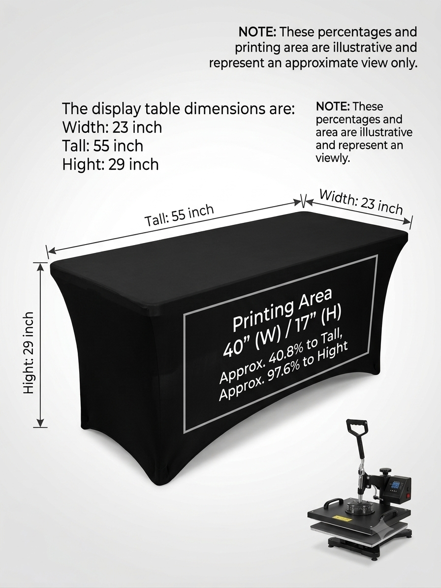 Custom Stretchy Tablecloth - Print Only- Tablecloth are NOT included