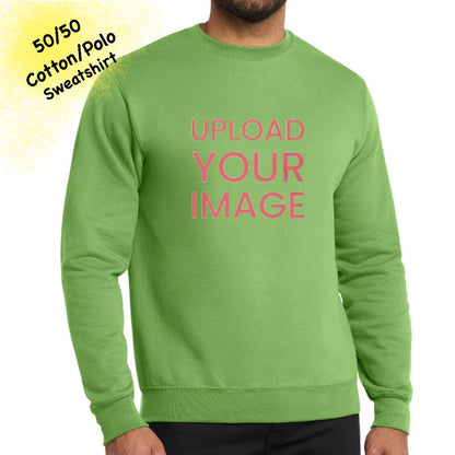 Port & Co Core Fleece Crewneck Sweatshirt. PC78