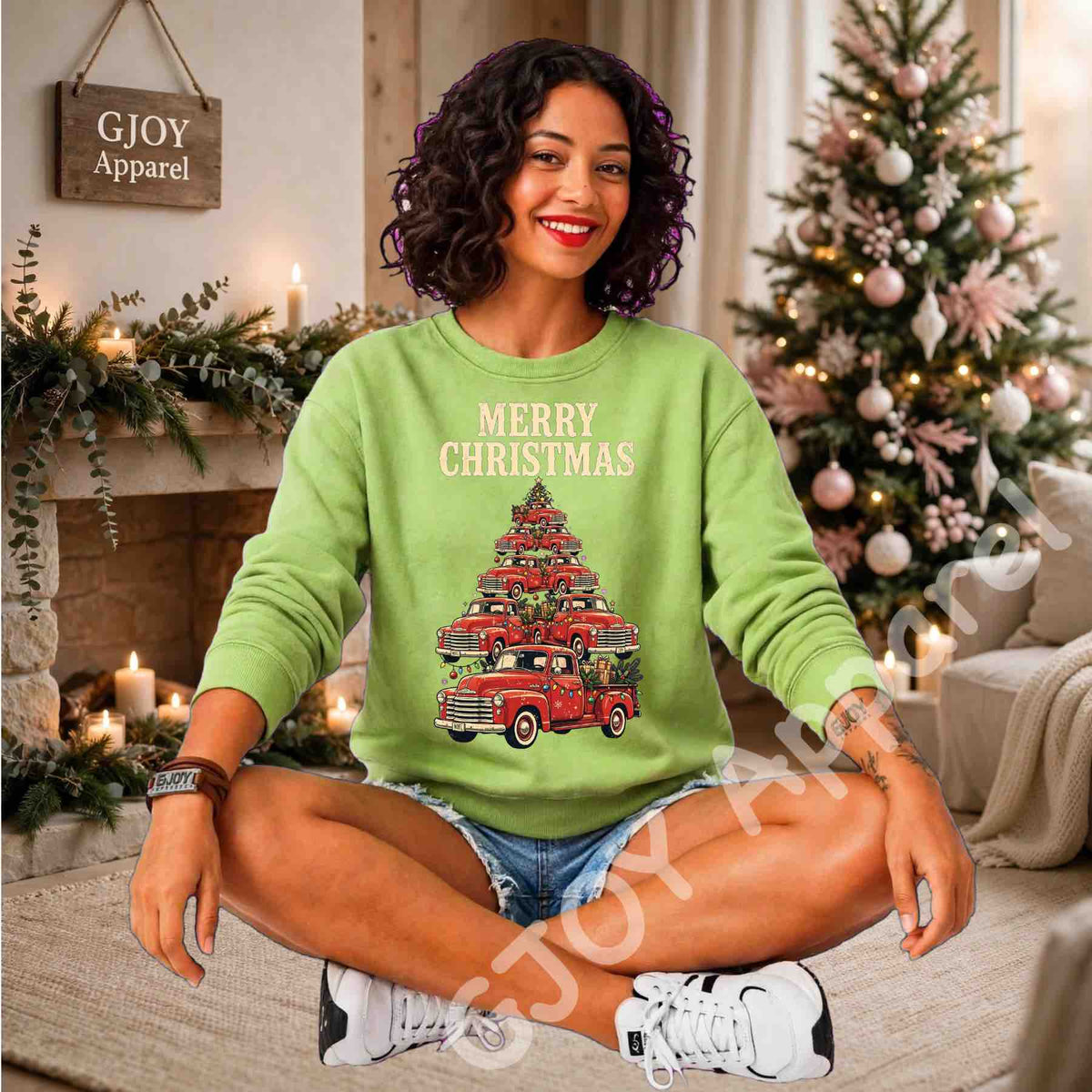 Christmas Nc 15 - Local Vintage Cars Christmas Tree Sweatshirt - Adult and Youth -Acid was adult Shirts