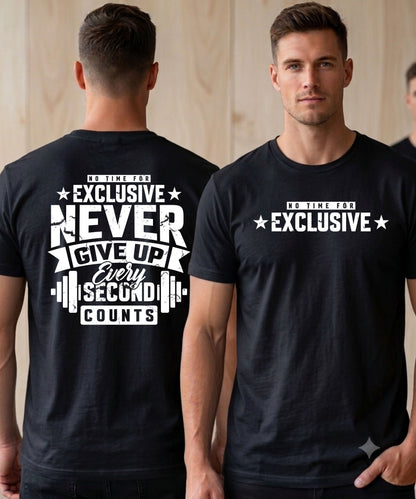 Never give up - Gildan G200 Adult Ultra Cotton 6 oz. T-Shirt
