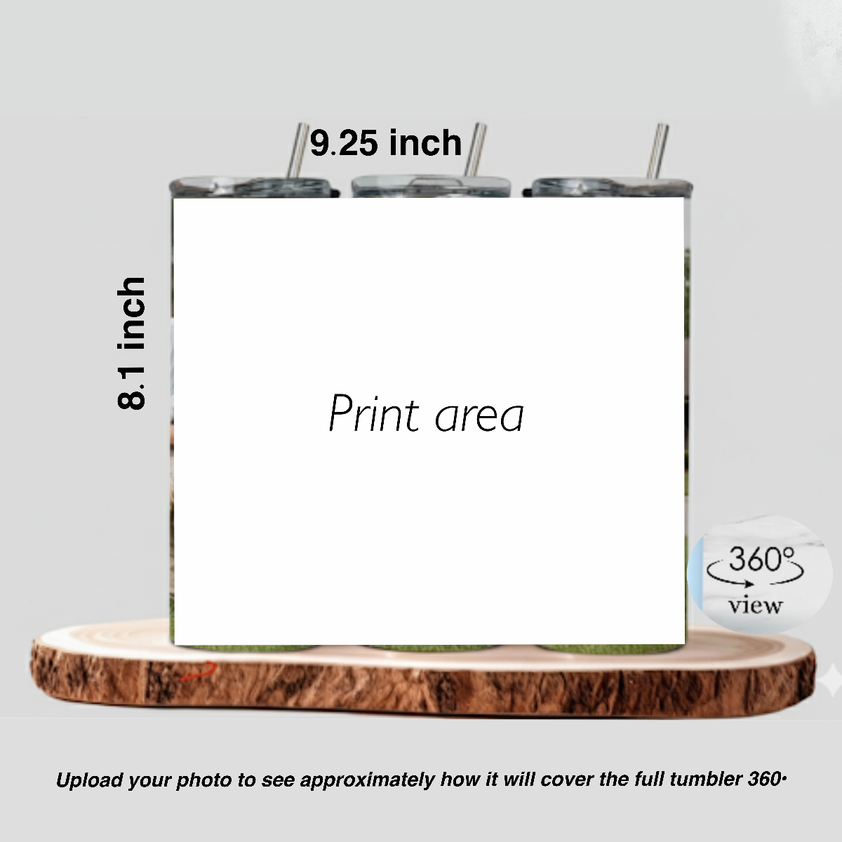 Personalized Stainless Steel Skinny Tumbler – Custom Insulated Travel Cup