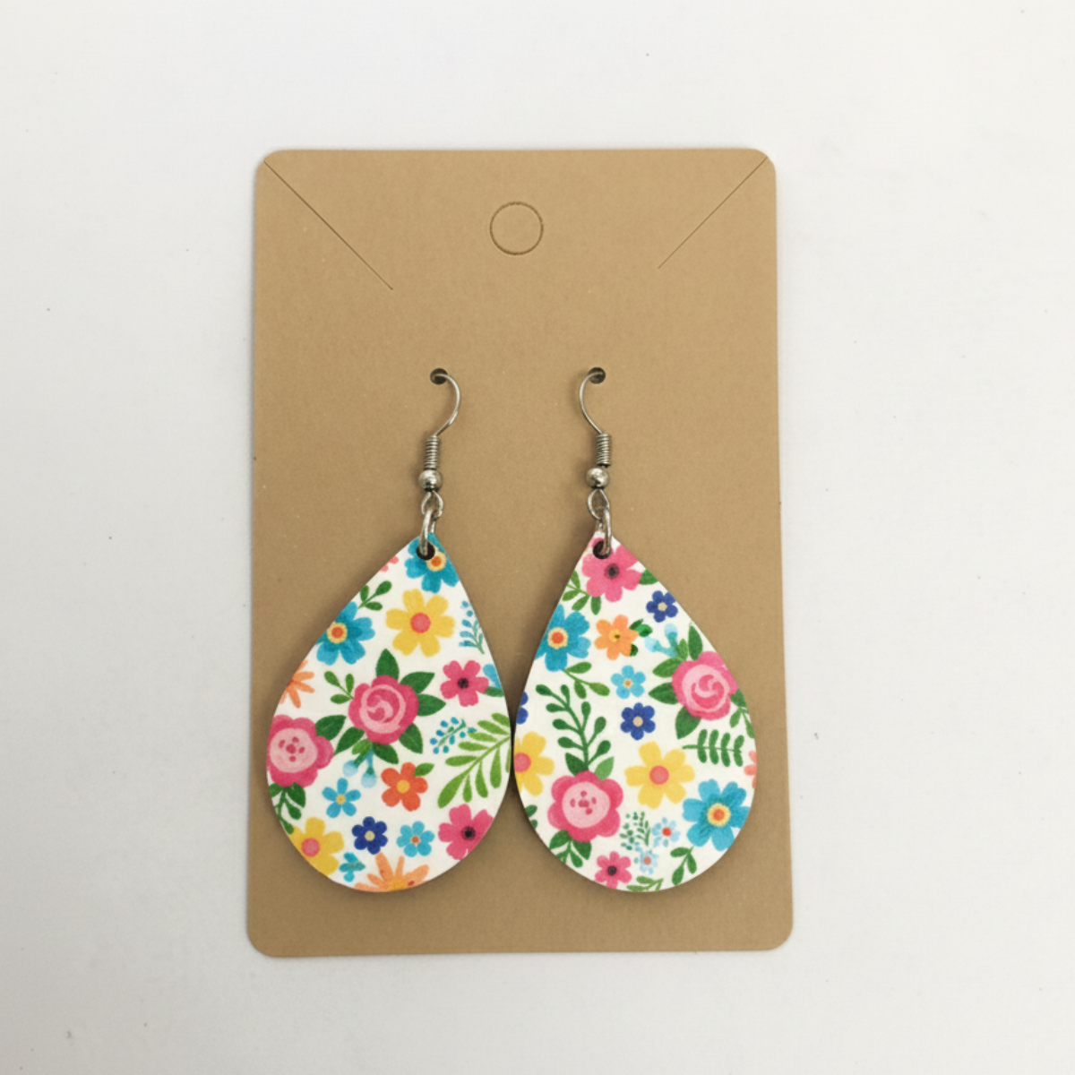 Personalized Water Drop Style Earrings – Double Sided