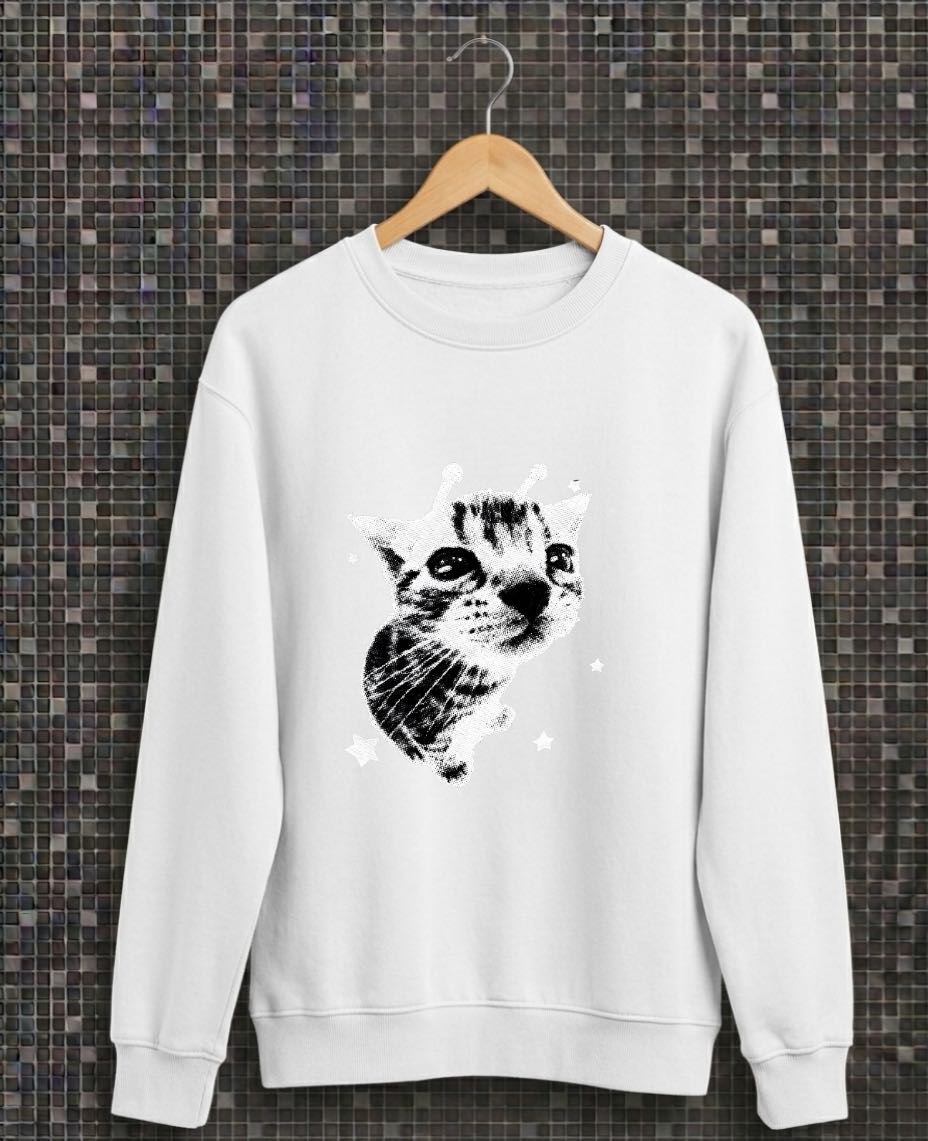 Y2K Alien Cat Meme Retro Silly Cat Vintage Kitty Funny Shirt T-Shirt