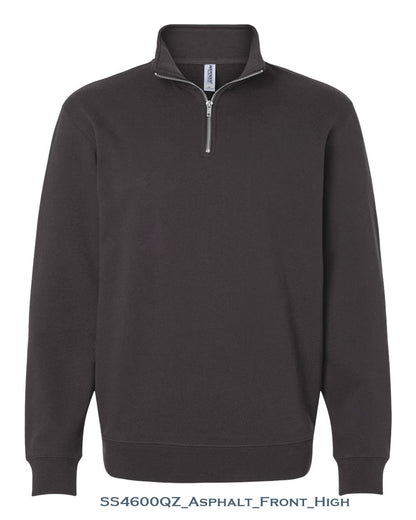 Custom Unisex Midweight Quarter-Zip Pullover - Independent Trading Co. SS4600QZ