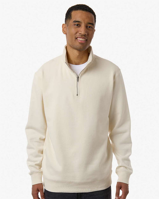 Custom Unisex Midweight Quarter-Zip Pullover - Independent Trading Co. SS4600QZ
