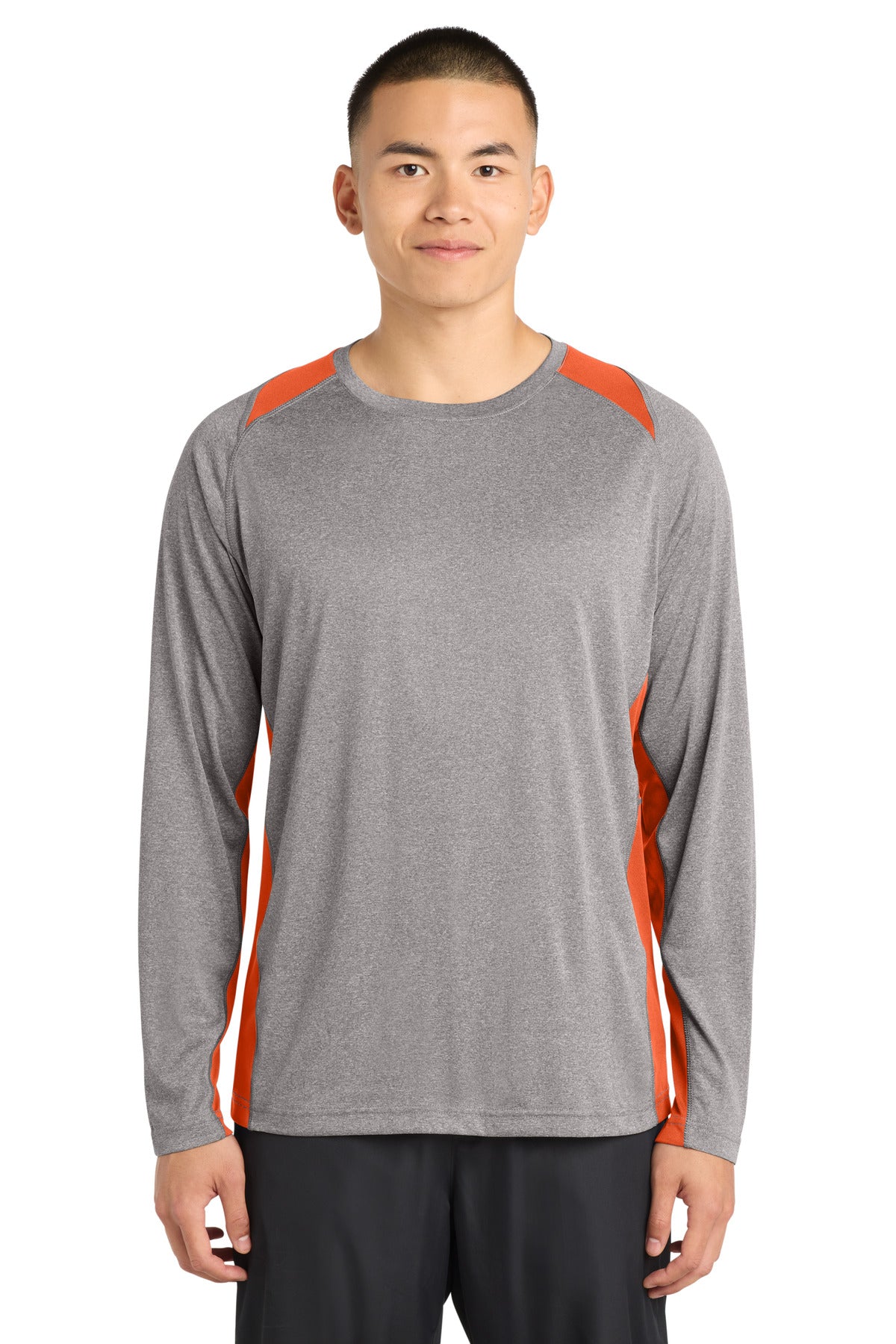 Vintage Heather/ Deep Orange