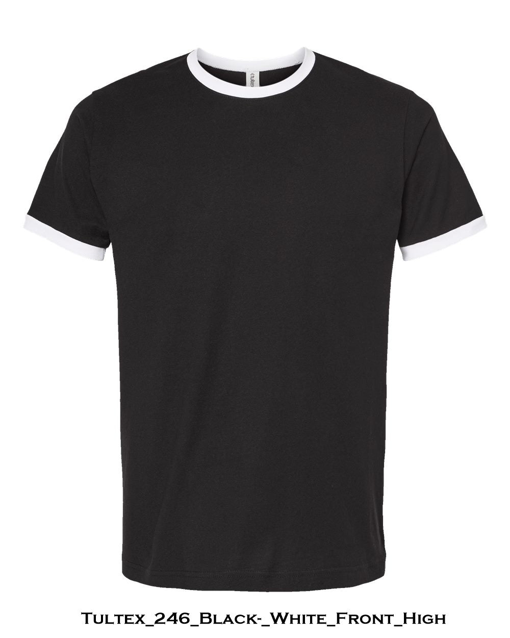 Customized Unisex Fine Jersey Ringer T-Shirt - Tultex 246