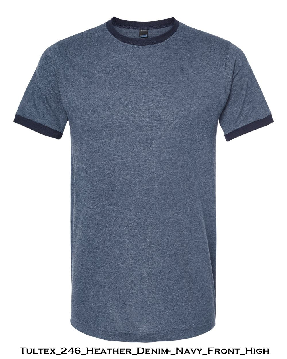 Customized Unisex Fine Jersey Ringer T-Shirt - Tultex 246
