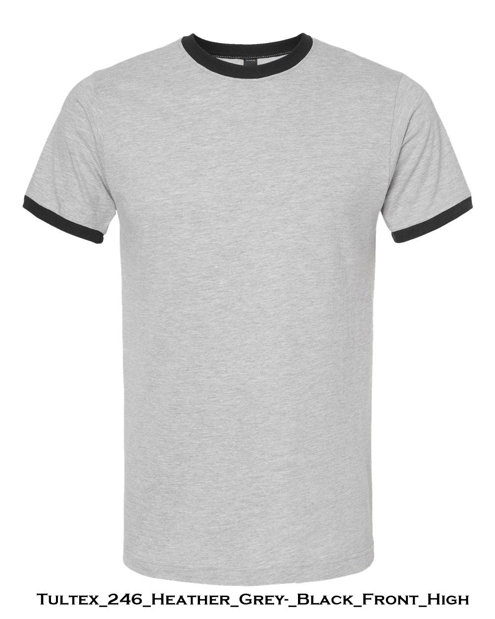 Customized Unisex Fine Jersey Ringer T-Shirt - Tultex 246