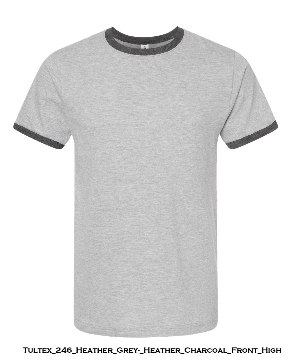 Customized Unisex Fine Jersey Ringer T-Shirt - Tultex 246