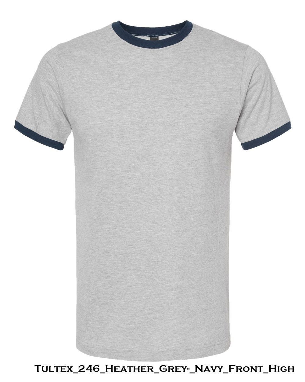 Customized Unisex Fine Jersey Ringer T-Shirt - Tultex 246