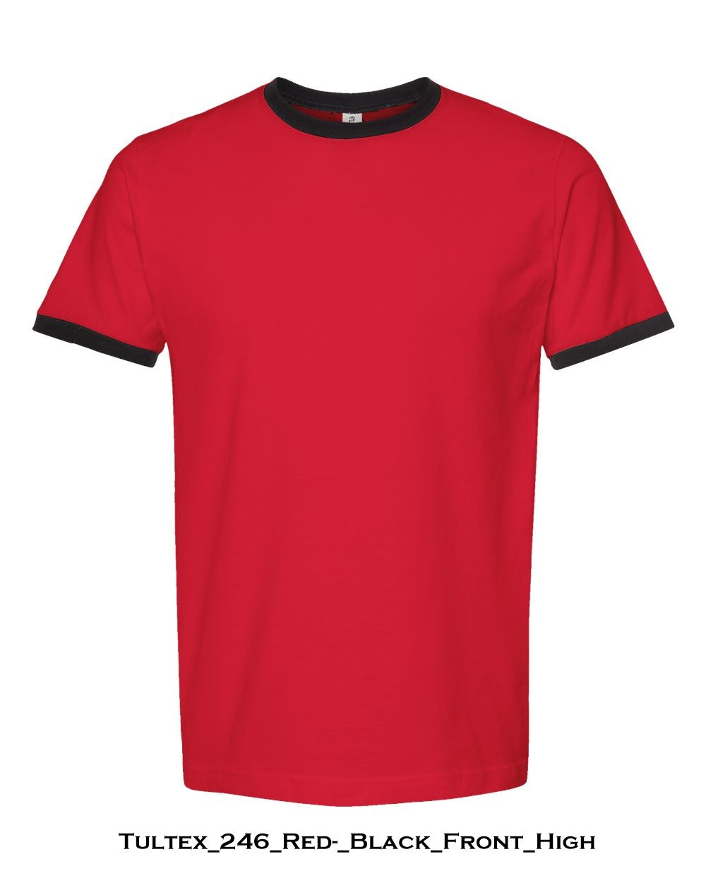 Customized Unisex Fine Jersey Ringer T-Shirt - Tultex 246