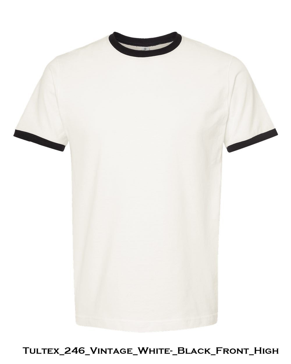 Customized Unisex Fine Jersey Ringer T-Shirt - Tultex 246
