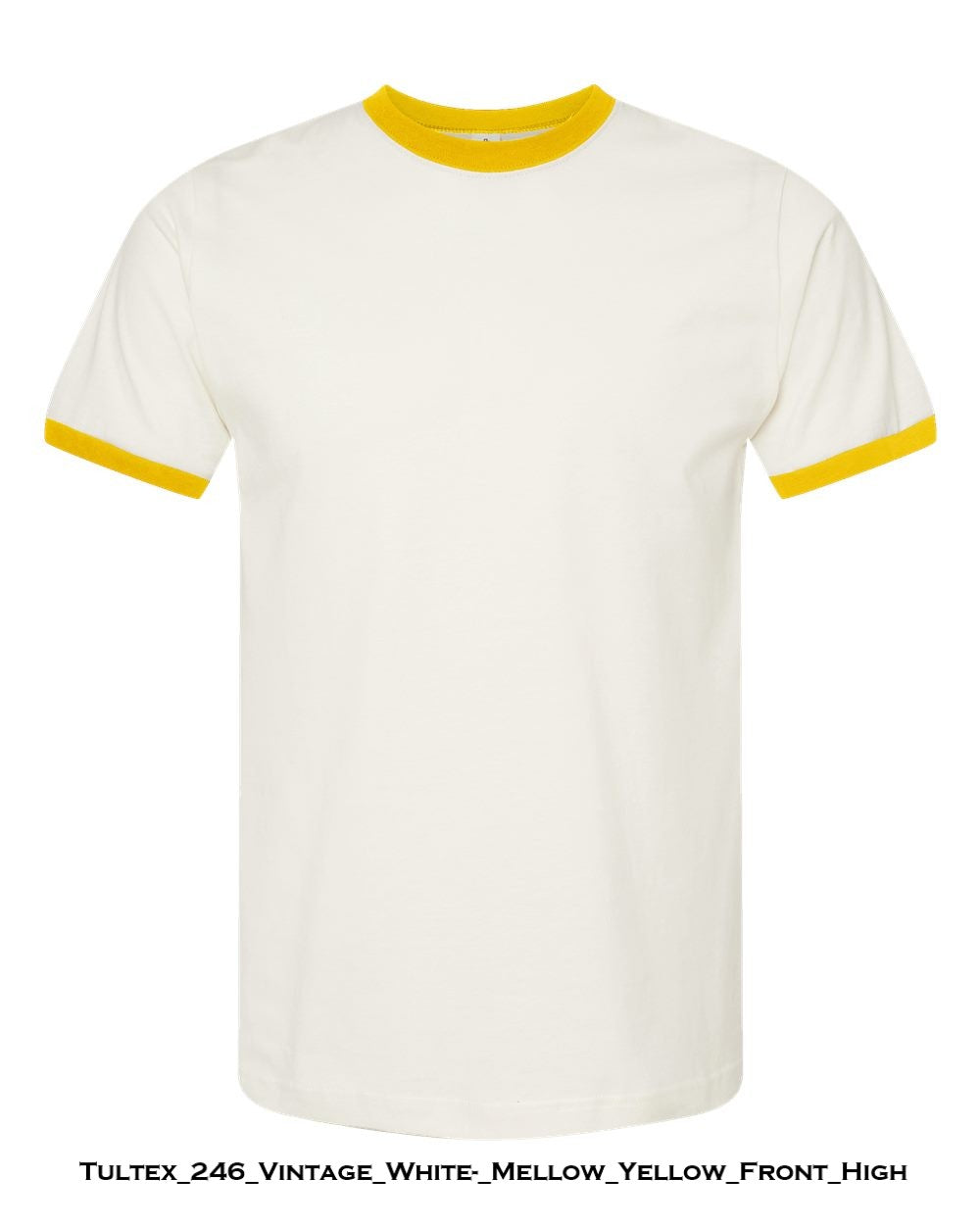 Customized Unisex Fine Jersey Ringer T-Shirt - Tultex 246