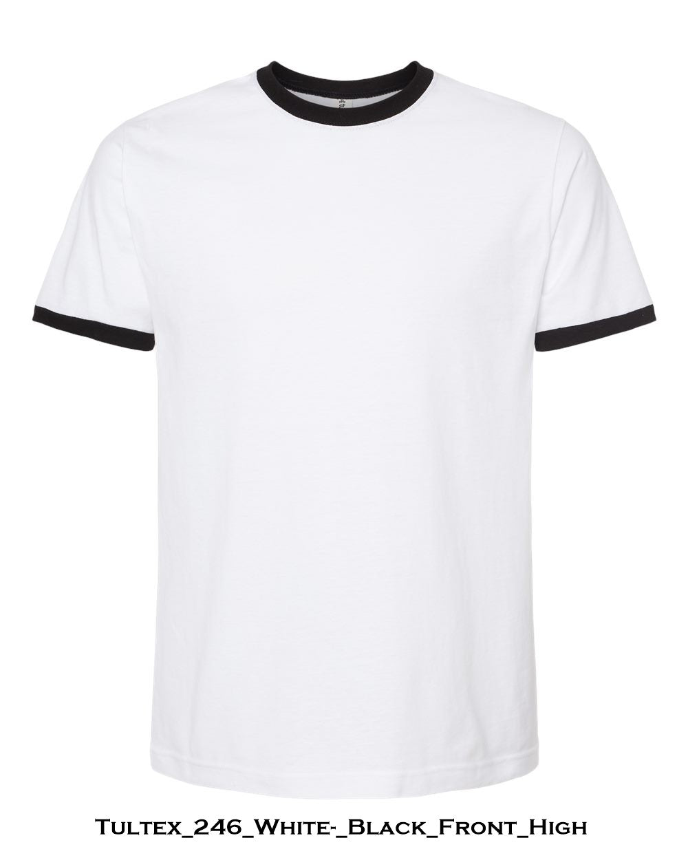 Customized Unisex Fine Jersey Ringer T-Shirt - Tultex 246