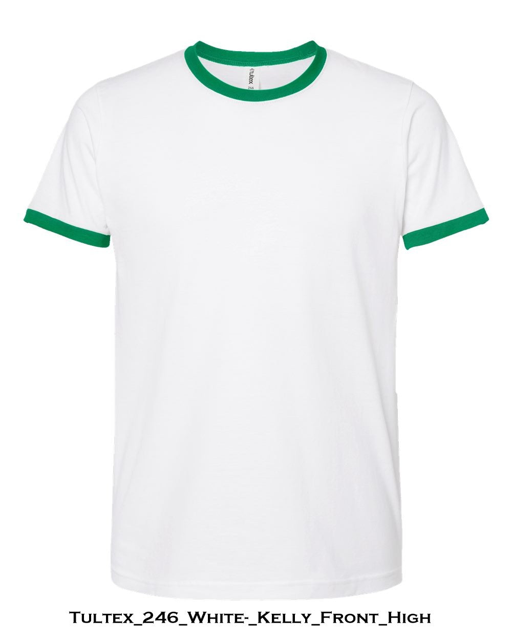 Customized Unisex Fine Jersey Ringer T-Shirt - Tultex 246